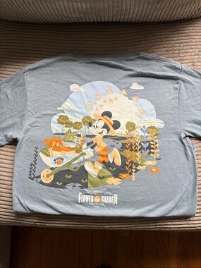 Mickey Mouse Flower & Garden Festival Graphic Tee  2016 - Light Blue